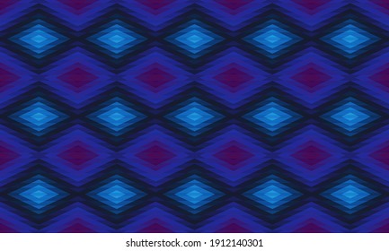 Seamless vector pattern. Background for decor or ethnic Mexican fabric pattern with colorful stripes. Can be used for ceramic tiles, wallpapers, linoleum, textiles.