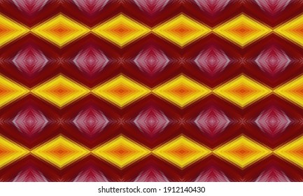 Seamless vector pattern. Background for decor or ethnic Mexican fabric pattern with colorful stripes. Can be used for ceramic tiles, wallpapers, linoleum, textiles.