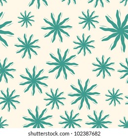 seamless vector pattern. background with flowers