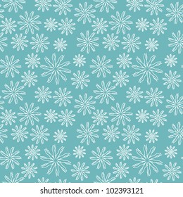 seamless vector pattern. background with flowers