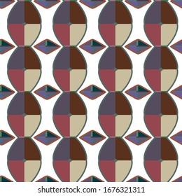 Seamless vector pattern. Background pattern in geometric ornamental style.