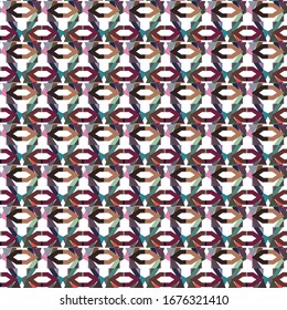 Seamless vector pattern. Background pattern in geometric ornamental style.