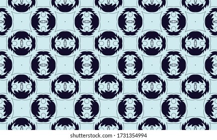 Seamless vector pattern. Background pattern in geometric ornamental style.
