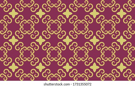 Seamless vector pattern. Background pattern in geometric ornamental style.