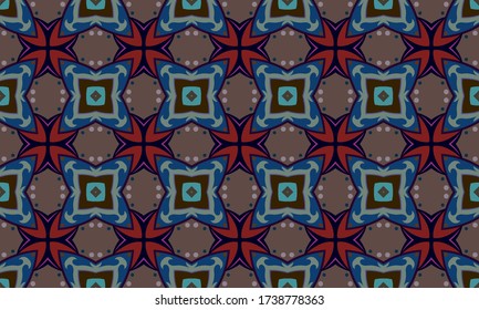 Seamless vector pattern. Background pattern in geometric ornamental style.