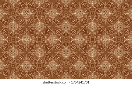Seamless vector pattern. Background pattern in geometric ornamental style.