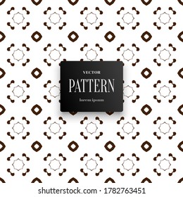 Seamless vector pattern. Background pattern in geometric ornamental style.