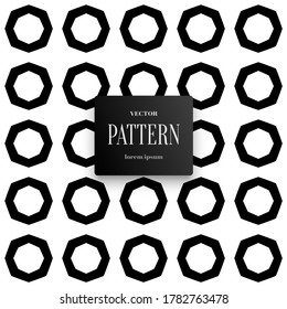 Seamless vector pattern. Background pattern in geometric ornamental style.