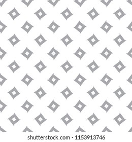 Seamless vector pattern. Background gray texture in geometric ornamental style.