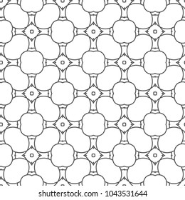 Seamless vector pattern. Background texture in geometric ornamental style.