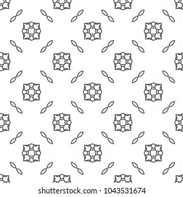Seamless vector pattern. Background texture in geometric ornamental style.