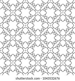 Seamless vector pattern. Background texture in geometric ornamental style.