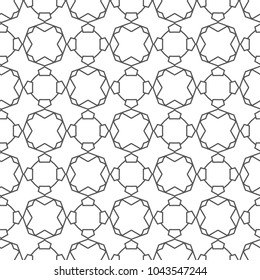 Seamless vector pattern. Background texture in geometric ornamental style.