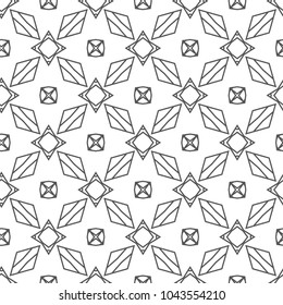 Seamless vector pattern. Background texture in geometric ornamental style.