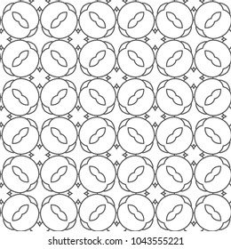 Seamless vector pattern. Background texture in geometric ornamental style.