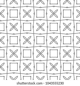 Seamless vector pattern. Background texture in geometric ornamental style.