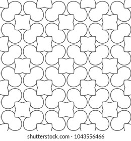Seamless vector pattern. Background texture in geometric ornamental style.