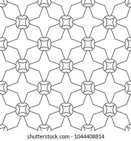 Seamless vector pattern. Background texture in geometric ornamental style.