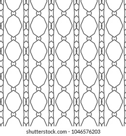 Seamless vector pattern. Background texture in geometric ornamental style.