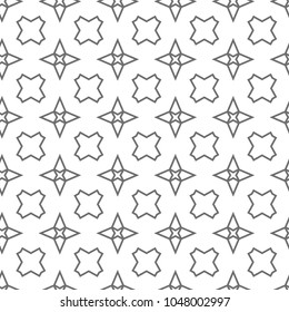 Seamless vector pattern. Background texture in geometric ornamental style.