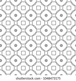 Seamless vector pattern. Background texture in geometric ornamental style.