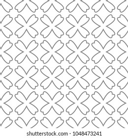 Seamless vector pattern. Background texture in geometric ornamental style.