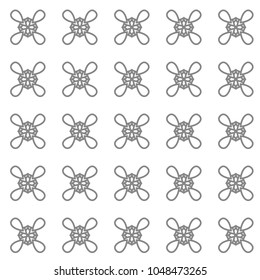 Seamless vector pattern. Background texture in geometric ornamental style.