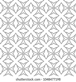 Seamless vector pattern. Background texture in geometric ornamental style.