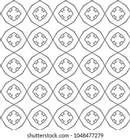 Seamless vector pattern. Background texture in geometric ornamental style.