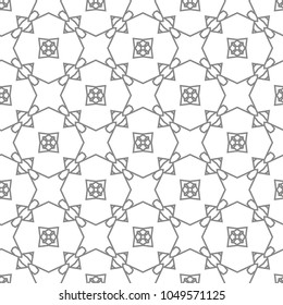 Seamless vector pattern. Background texture in geometric ornamental style.