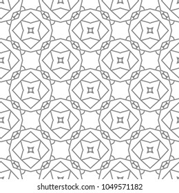 Seamless vector pattern. Background texture in geometric ornamental style.