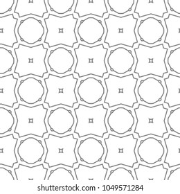 Seamless vector pattern. Background texture in geometric ornamental style.