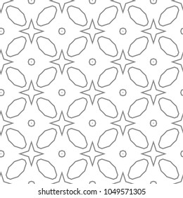 Seamless vector pattern. Background texture in geometric ornamental style.