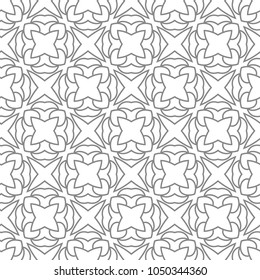 Seamless vector pattern. Background texture in geometric ornamental style.
