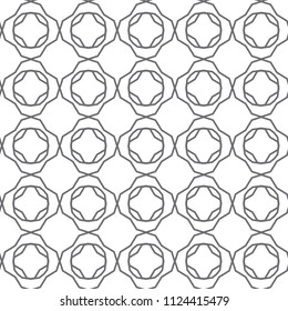 Seamless vector pattern. Background texture in geometric ornamental style.