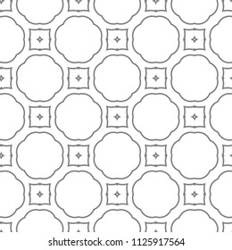 Seamless vector pattern. Background texture in geometric ornamental style.