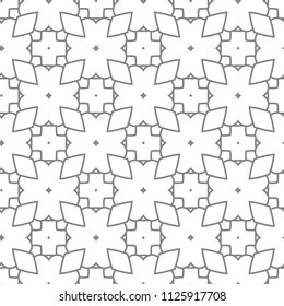 Seamless vector pattern. Background texture in geometric ornamental style.