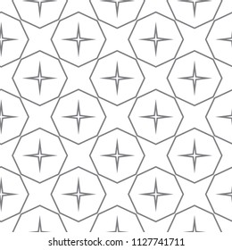 Seamless vector pattern. Background texture in geometric ornamental style.