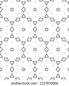 Seamless vector pattern. Background texture in geometric ornamental style.