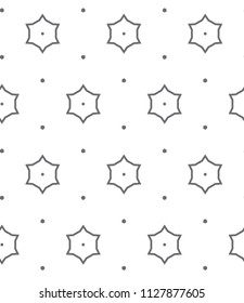 Seamless vector pattern. Background texture in geometric ornamental style.