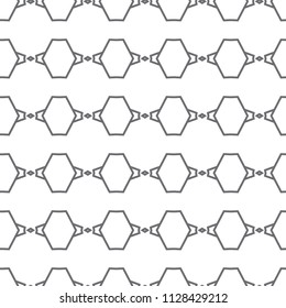 Seamless vector pattern. Background texture in geometric ornamental style.