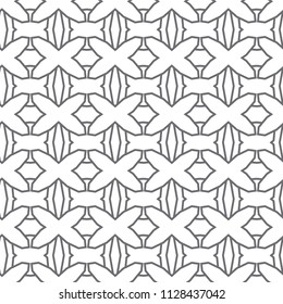 Seamless vector pattern. Background texture in geometric ornamental style.