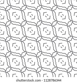 Seamless vector pattern. Background texture in geometric ornamental style.