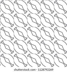 Seamless vector pattern. Background texture in geometric ornamental style.