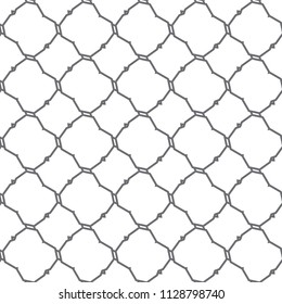 Seamless vector pattern. Background texture in geometric ornamental style.