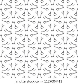 Seamless vector pattern. Background texture in geometric ornamental style.