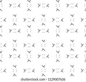 Seamless vector pattern. Background texture in geometric ornamental style.