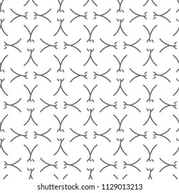 Seamless vector pattern. Background texture in geometric ornamental style.