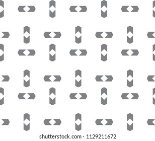 Seamless vector pattern. Background texture in geometric ornamental style.