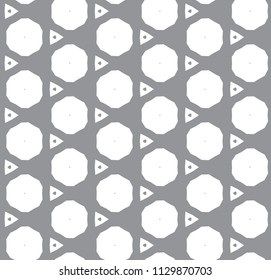 Seamless vector pattern. Background texture in geometric ornamental style.